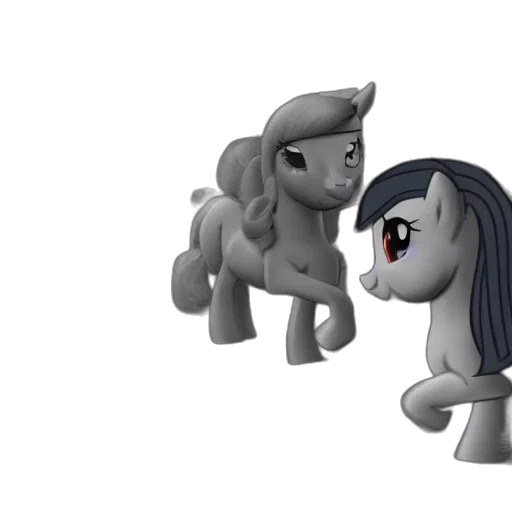 3d render, concept art, cartoon, photorealistic, monochrome, little, pony, world transparent PNG cut-out
