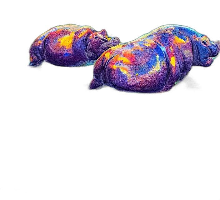 animal, dragon, creature, hair, 3d render, concept art, watercolor, fantasy art transparent PNG cut-out