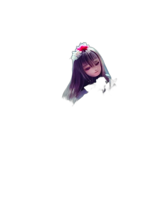 crown, face, hat, flower transparent PNG cut-out