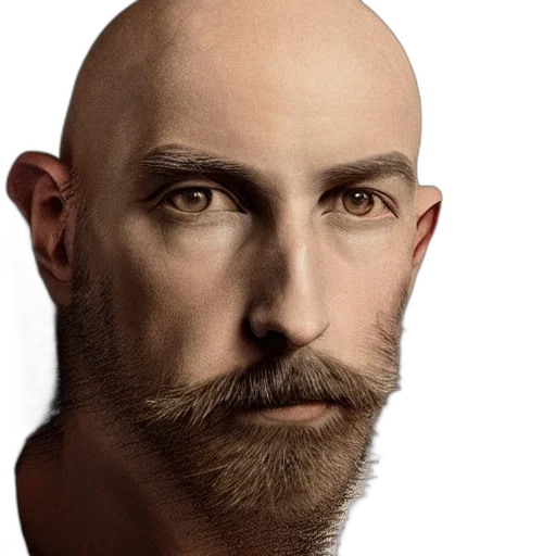 face, hair, mask, staff transparent PNG cut-out