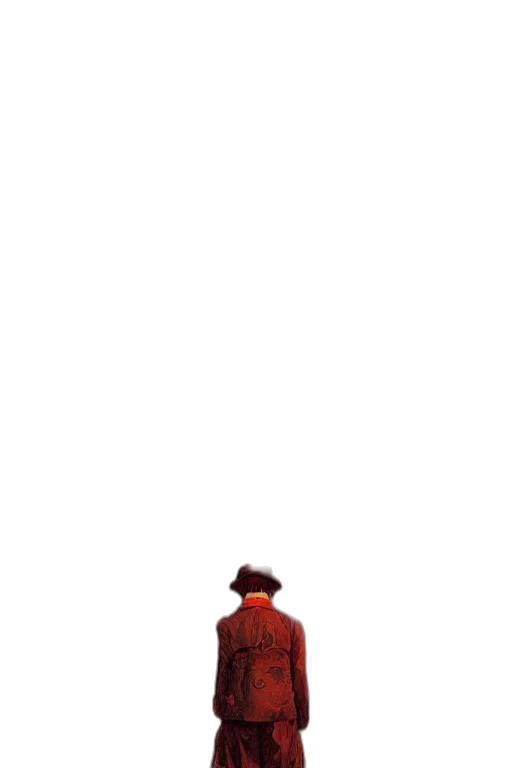 hat, bottle, robot, jacket transparent PNG cut-out