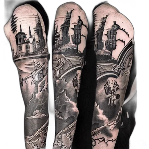cyberpunk, concept art, fantasy art, photorealistic transparent PNG cut-out