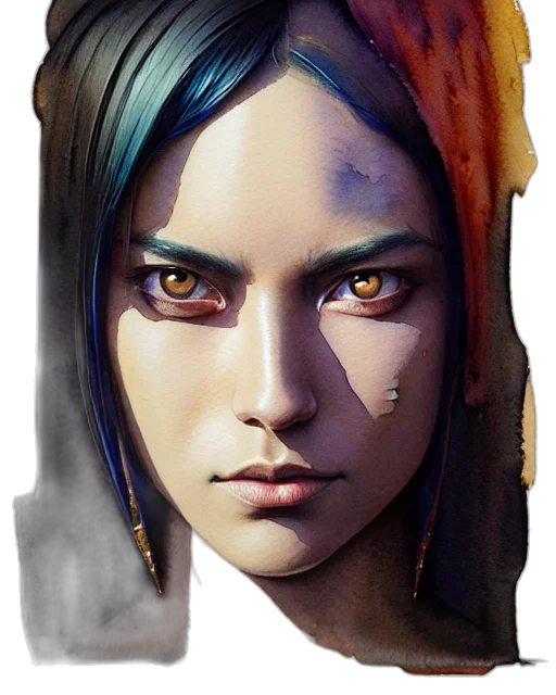 face, mask, concept art, fantasy art transparent PNG cut-out
