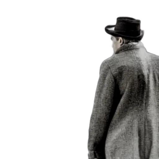 hat, jacket, film, still, miller, crossing transparent PNG cut-out