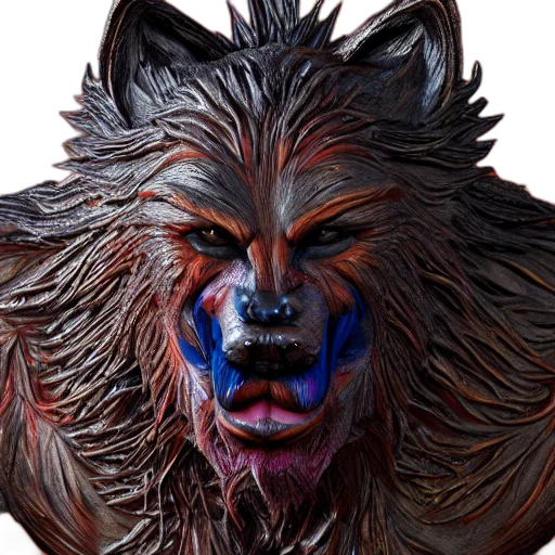 mask, creature, animal, face, concept art, fantasy art, photorealistic, 3d render transparent PNG cut-out