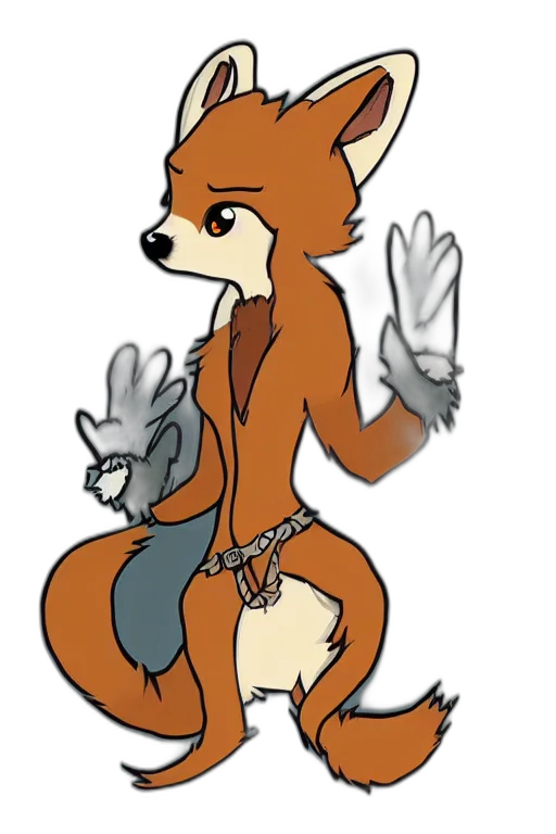 staff, animal, concept art, cartoon transparent PNG cut-out