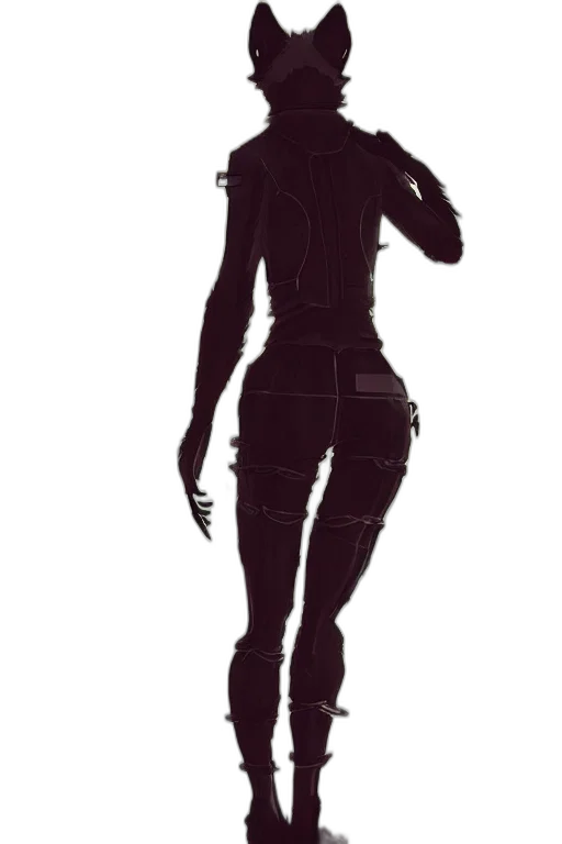 staff, jacket, mask, dress, concept art, comic book art, cyberpunk, photorealistic transparent PNG cut-out