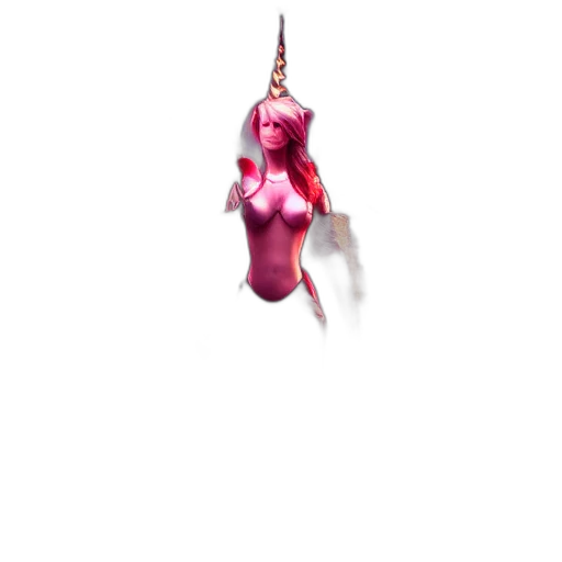 staff, weapon, creature, animal, 3d render, concept art, pixel art, vaporwave transparent PNG cut-out
