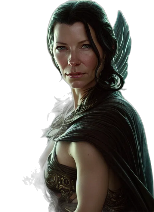 face, dragon, fantasy art, photorealistic transparent PNG cut-out