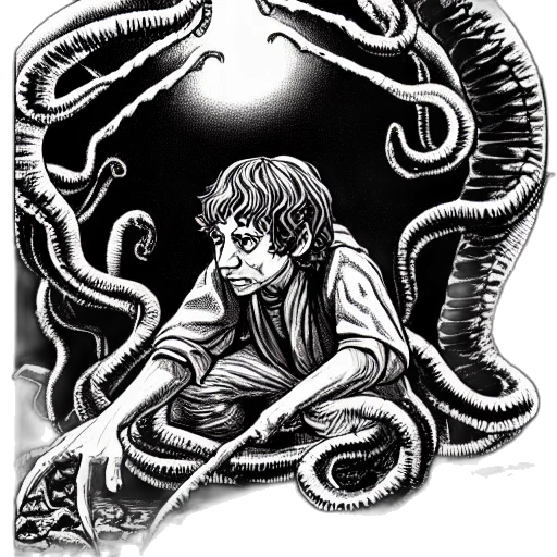 creature, animal, comic book art, concept art transparent PNG cut-out