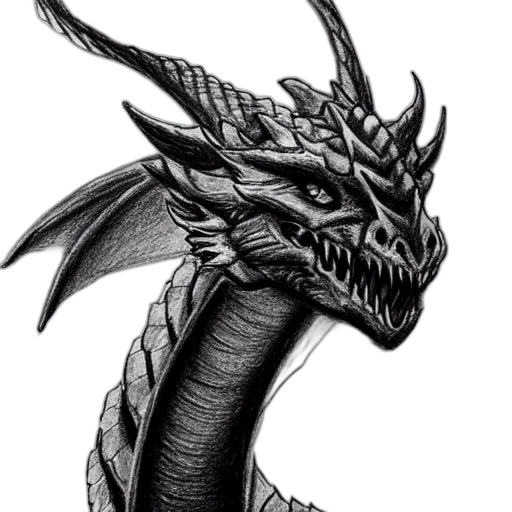 dragon, staff, creature, animal transparent PNG cut-out