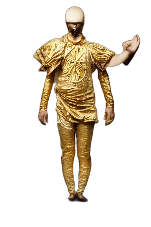 staff, mask, robot, creature transparent PNG cut-out