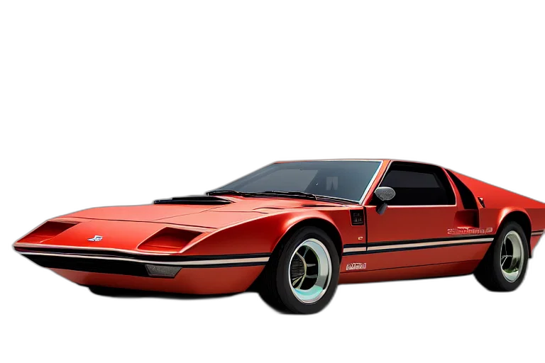 car, 3d render, photorealistic, concept art transparent PNG cut-out