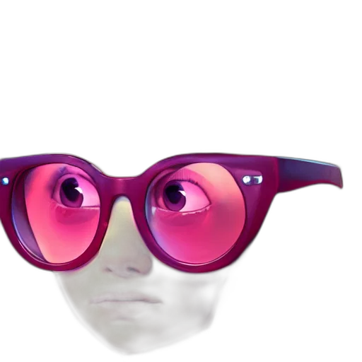 mask, face, 3d render, vaporwave, photorealistic, concept art, neon, portrait transparent PNG cut-out