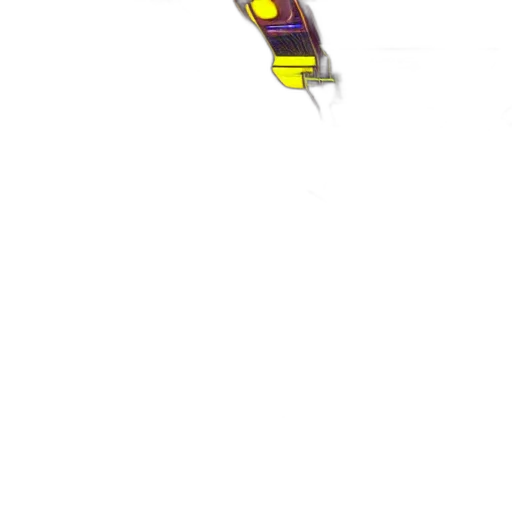 weapon, staff, robot, jewelry, pixel art, 3d render, concept art, photorealistic transparent PNG cut-out