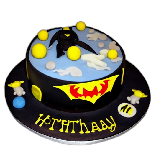 hat, 3d render, chinese, bat, superhero, birthday, cake transparent PNG cut-out