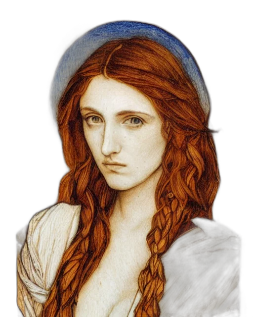 face, dress, hat, crown, fantasy art, photorealistic, oil painting, watercolor transparent PNG cut-out
