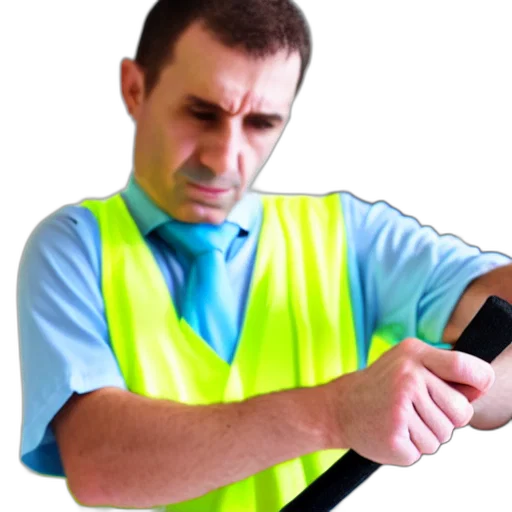 staff, weapon, robot, jacket transparent PNG cut-out