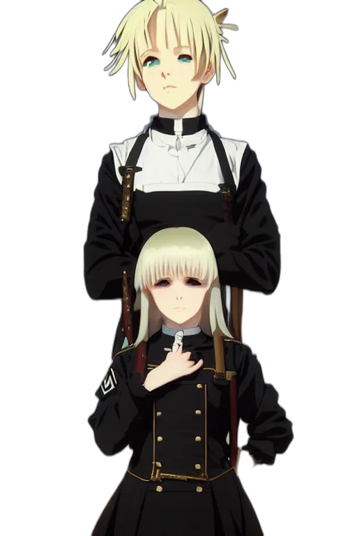 staff, jacket, weapon, anime transparent PNG cut-out