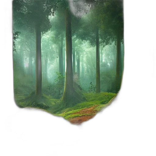 tree, dress, crown, jacket, fantasy art, concept art, photorealistic, 3d render transparent PNG cut-out