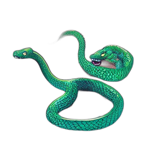 dragon, animal, creature, staff transparent PNG cut-out