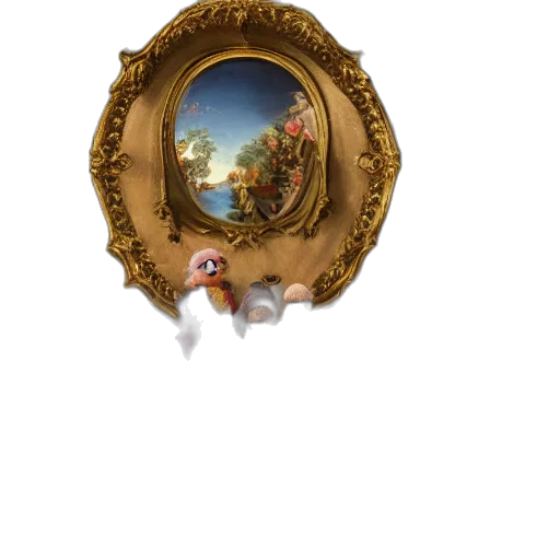 crown, furniture, hat, staff, concept art, 3d render, fantasy art, pixel art transparent PNG cut-out