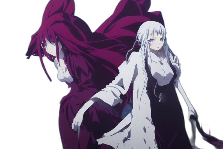 dress, anime, concept art, snow transparent PNG cut-out