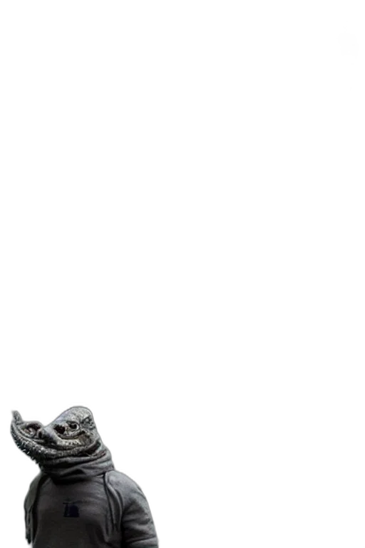 shoes, dragon, creature, mask transparent PNG cut-out