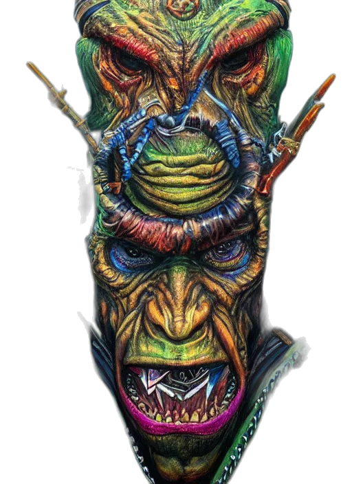 dragon, mask, creature, face transparent PNG cut-out