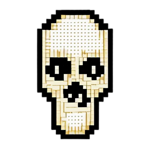 robot, face, mask, jewelry, pixel art, cyberpunk, comic book art, concept art transparent PNG cut-out