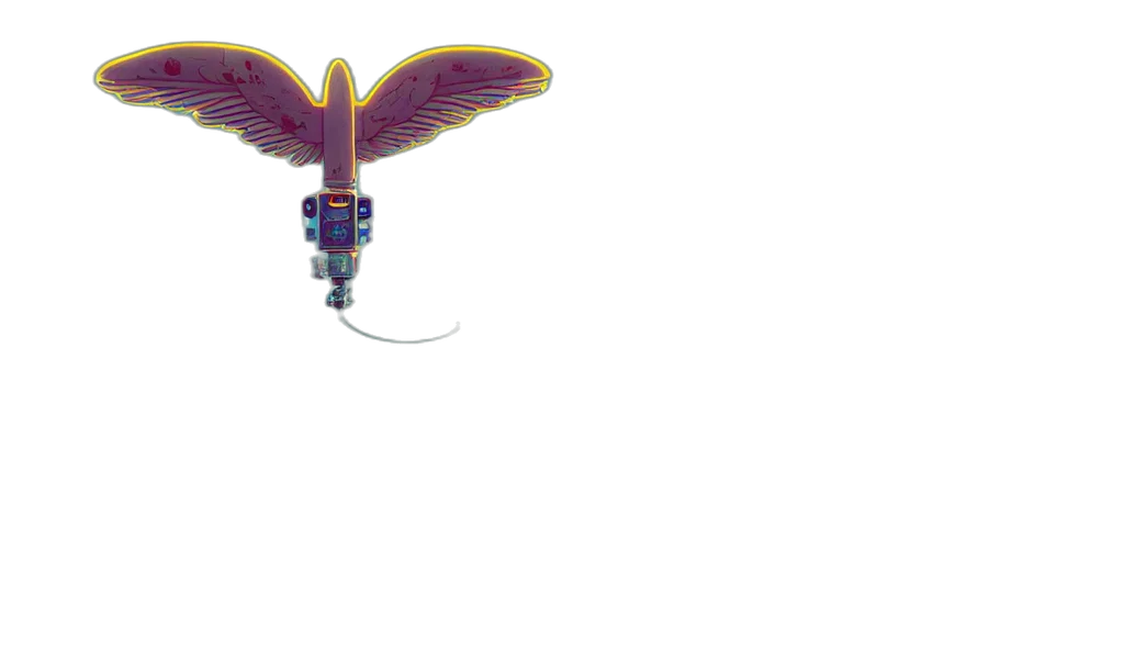 robot, creature, dragon, animal, pixel art, 3d render, concept art, fantasy art transparent PNG cut-out