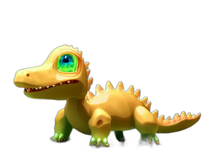 dragon, creature, animal, 3d render transparent PNG cut-out
