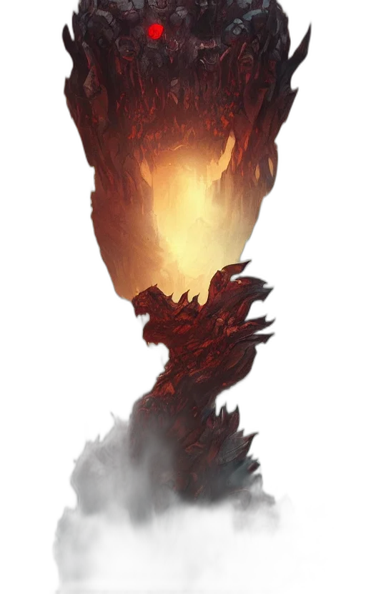 dragon, sword, mask, crown, concept art, fantasy art, pixel art, watercolor transparent PNG cut-out
