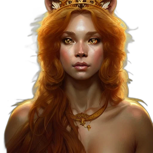 crown, jewelry, face, fantasy art transparent PNG cut-out