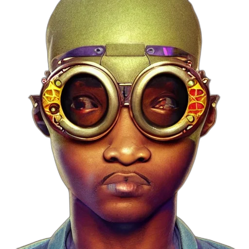 mask, face, robot, concept art, comic book art, 3d render, photorealistic, colourful transparent PNG cut-out