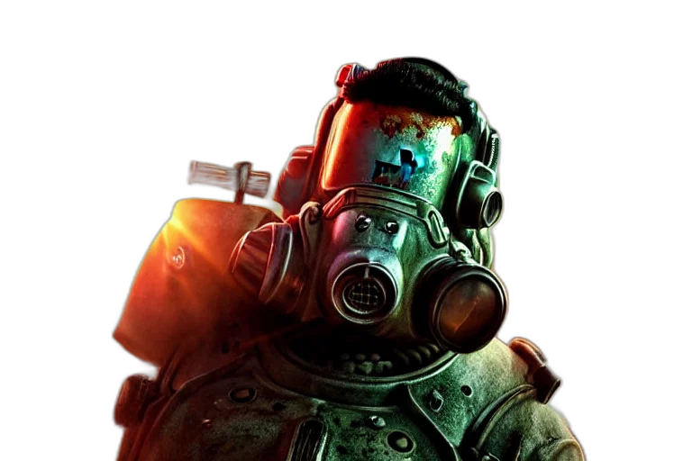 robot, mask, face, concept art transparent PNG cut-out