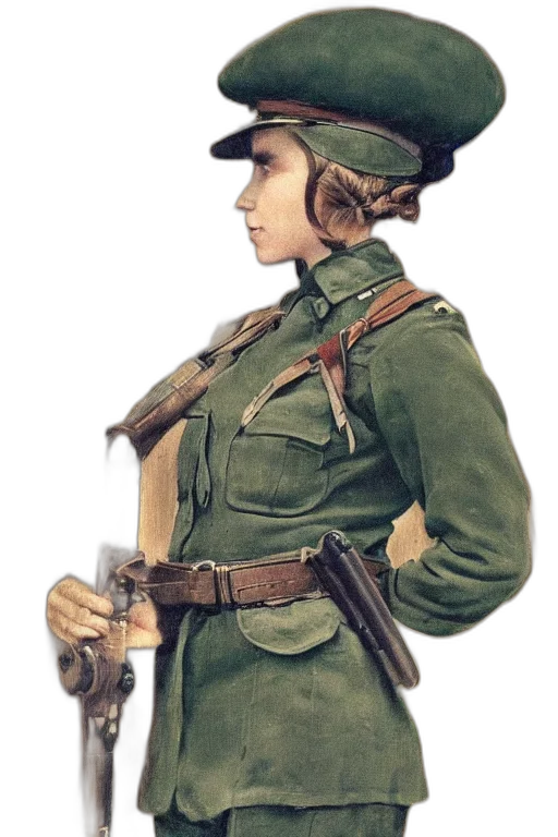 staff, hat, jacket, weapon, concept art, photorealistic, oil painting, beautiful transparent PNG cut-out