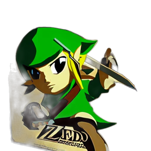 sword, pixel art, 3d render, fantasy art, concept art, green, earth tones, link transparent PNG cut-out