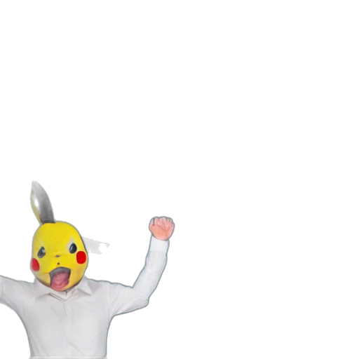 mask, animal, creature, 3d render, pixel art, concept art, portrait, sneezing transparent PNG cut-out