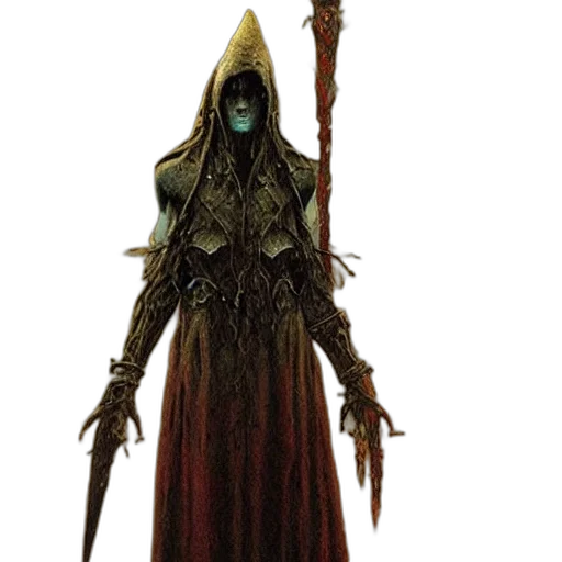 staff, sword, mask, creature transparent PNG cut-out