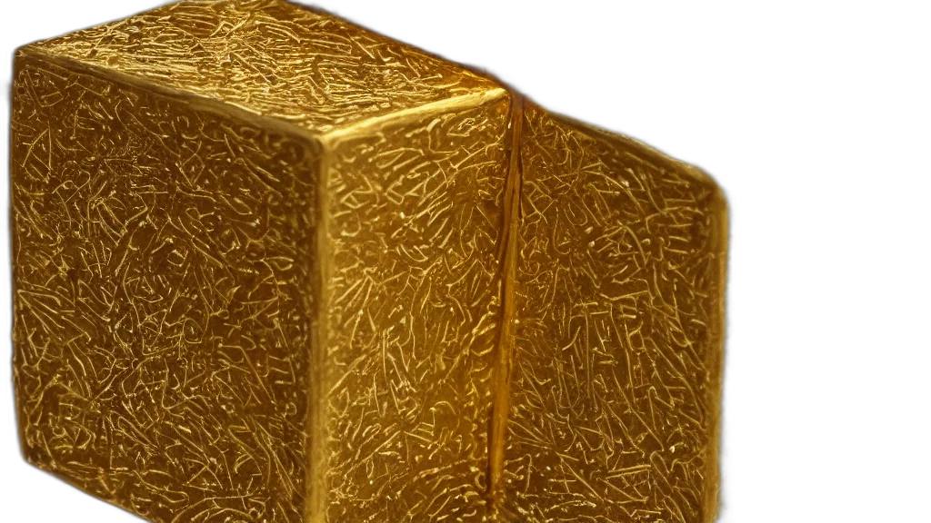 crown, jewelry, furniture, food, 3d render, golden, cube, keum transparent PNG cut-out