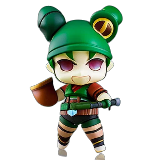 staff, 3d render, concept art, green transparent PNG cut-out