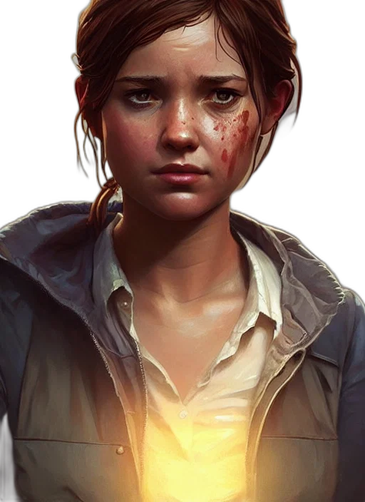 face, jacket, weapon, concept art transparent PNG cut-out