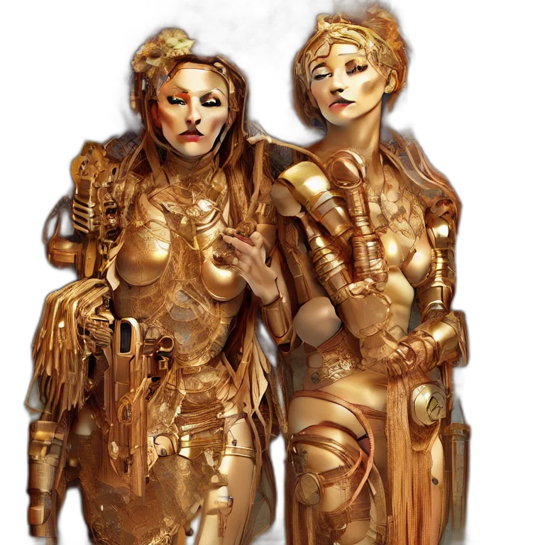 concept art, fantasy art, 3d render, comic book art, golden, earth tones, octane, render transparent PNG cut-out