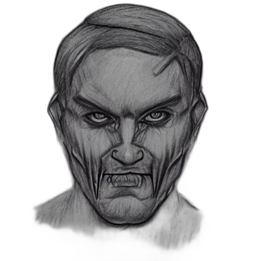 face, mask, creature, staff transparent PNG cut-out