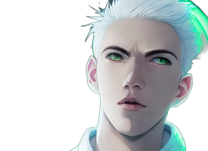 face, creature, robot, jacket transparent PNG cut-out