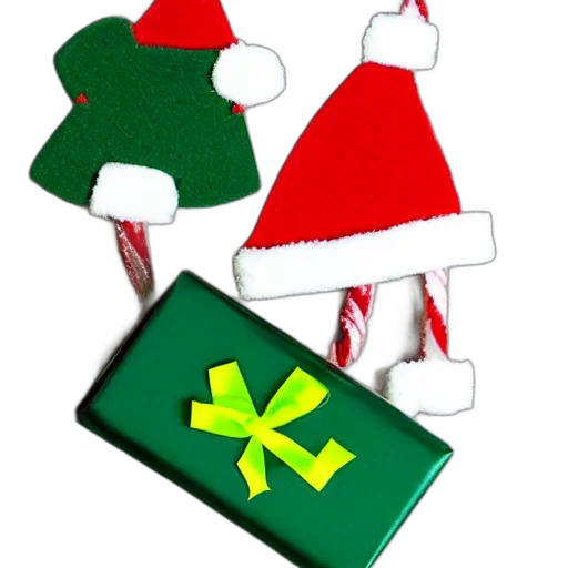 jewelry, staff, 3d render, christmas transparent PNG cut-out