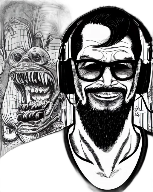 mask, creature, face, comic book art transparent PNG cut-out