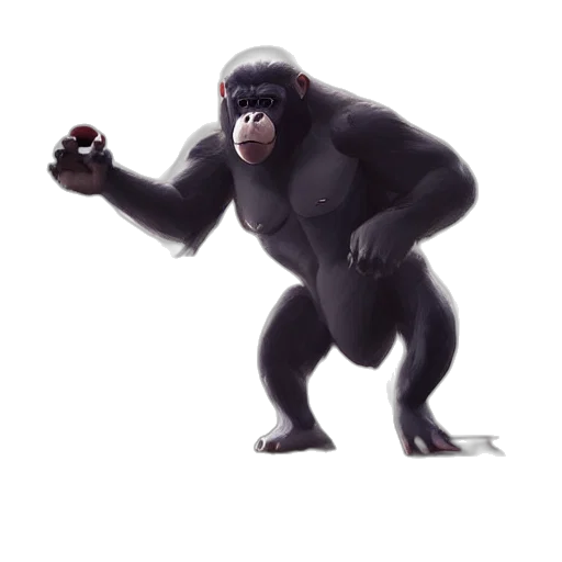 animal, creature, concept art, 3d render transparent PNG cut-out