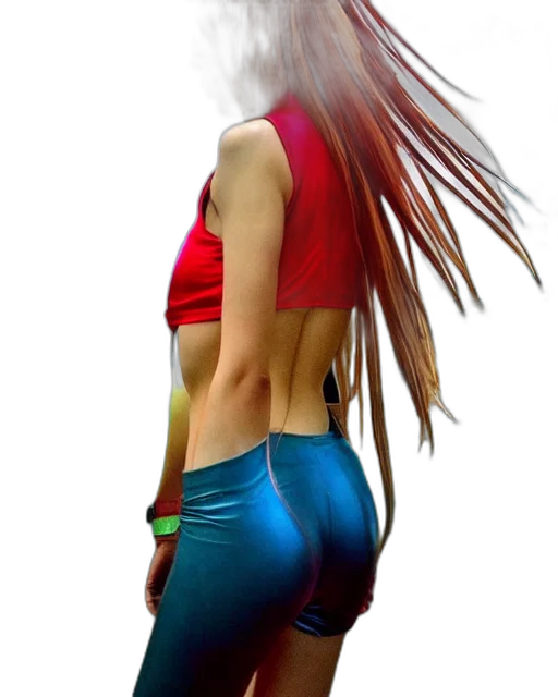 hair, dress, mask, jacket transparent PNG cut-out